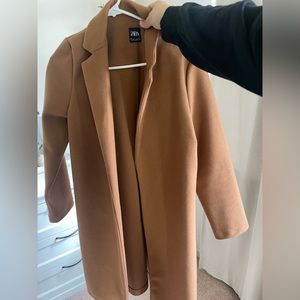 Zara coat. Only used once. Cozy. Good condition